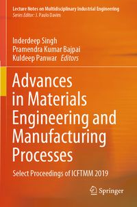 Produktbild: Advances in Materials Engineering and Manufacturing Processes