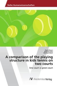 Produktbild: A comparison of the playing structure in kids tennis on two courts
