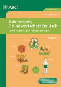 Produktbild: Stationentraining Grundwortschatz Deutsch 1