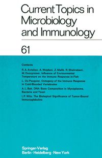 Produktbild: Current Topics in Microbiology and Immunology / Ergebnisse der Mikrobiologie und Immunit&auml;tsforschung