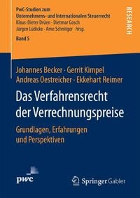 Produktbild: Das Verfahrensrecht der Verrechnungspreise