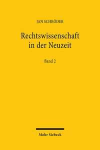 Produktbild: Schr&ouml;der, J: Rechtswissenschaft in der Neuzeit