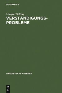 Produktbild: Verst&auml;ndigungsprobleme