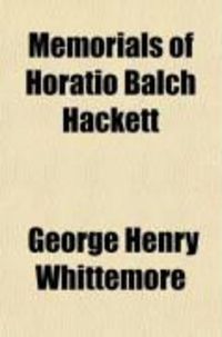 Produktbild: Memorials of Horatio Balch Hackett