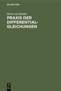 Produktbild: Praxis der Differentialgleichungen