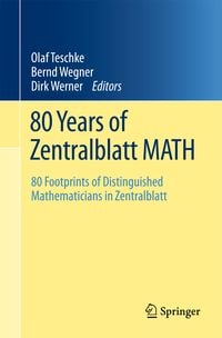 Produktbild: 80 Years of Zentralblatt MATH