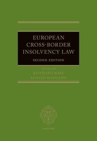 Produktbild: European Cross-Border Insolvency Law