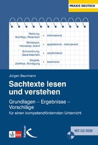 Produktbild: Sachtexte lesen und verstehen