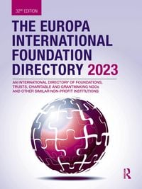 Produktbild: The Europa International Foundation Directory 2023