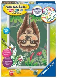Produktbild: CreArt, Malen nach Zahlen Kinder - Faultier-Liebe