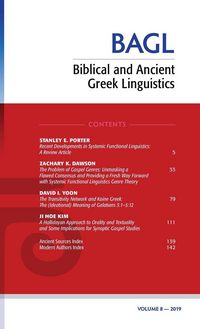 Produktbild: Biblical and Ancient Greek Linguistics, Volume 8