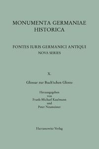 Produktbild: Glossar zur Buch&rsquo;schen Glosse