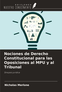 Produktbild: Nociones de Derecho Constitucional para las Oposiciones al MPU y al Tribunal