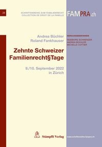 Produktbild: Zehnte Schweizer Familienrecht&sect;Tage