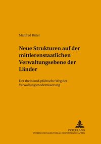 Produktbild: Strukturver&auml;nderungen auf der mittleren staatlichen Verwaltungsebene der L&auml;nder