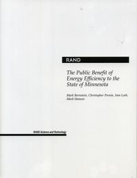Produktbild: The Public Benefit of Energy Efficiency for Minnesota