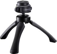 Produktbild: Mantona Gaia Tischstativ 1/4 Zoll Arbeitsh&ouml;he=13cm Schwarz Wasserwaage, inkl. Handschlaufe