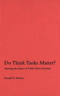 Produktbild: Do Think Tanks Matter?, First Edition