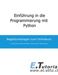 Produktbild: Einf&uuml;hrung in die Programmierung mit Python