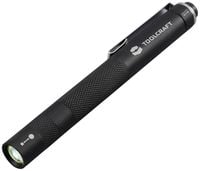 Produktbild: TOOLCRAFT TO-8985333 Penlight mit G&uuml;rtelclip batteriebetrieben 170lm Schwarz 33g