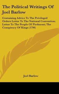Produktbild: The Political Writings Of Joel Barlow