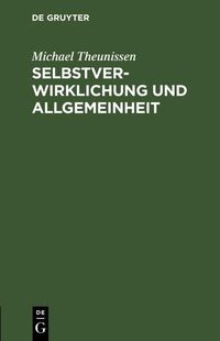Produktbild: Selbstverwirklichung und Allgemeinheit