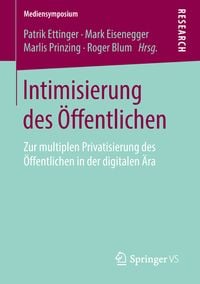 Produktbild: Intimisierung des &Ouml;ffentlichen