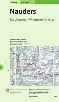 Produktbild: Swisstopo 1 : 50 000 Nauders