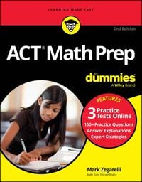 Produktbild: ACT Math Prep For Dummies