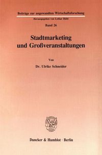 Produktbild: Stadtmarketing und Gro&szlig;veranstaltungen.