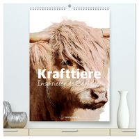 Produktbild: Krafttiere - Inspirierende Begleiter voller Magie und Seele (hochwertiger Premium Wandkalender 2026 DIN A2 hoch), Kunstdruck in Hochglanz