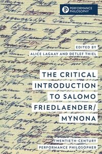 Produktbild: The Critical Introduction to Salomo Friedlaender/Mynona