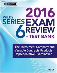 Produktbild: Wiley Series 6 Exam Review 2016 + Test Bank