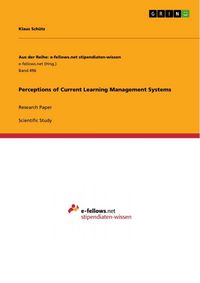 Produktbild: Perceptions of Current Learning Management Systems