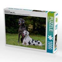 Produktbild: CALVENDO Puzzle Ein Motiv aus dem Kalender Deutsche Dogge 2017 | 1000 Teile Lege-Gr&ouml;&szlig;e 64x48cm Foto-Puzzle f&uuml;r gl&uuml;ckliche Stunden