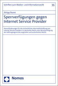 Produktbild: Sperrverf&uuml;gungen gegen Internet Service Provider