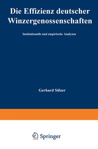 Produktbild: Die Effizienz deutscher Winzergenossenschaften