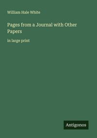 Produktbild: Pages from a Journal with Other Papers