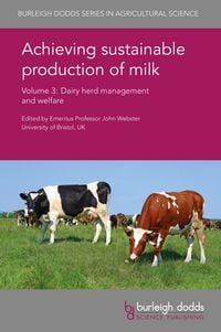 Produktbild: Achieving sustainable production of milk Volume 3