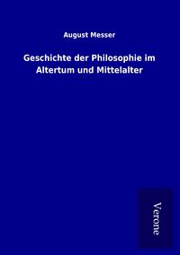 Produktbild: Geschichte der Philosophie im Altertum und Mittelalter