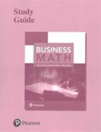 Produktbild: Cleaves, C: Study Guide for Business Math