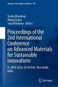 Produktbild: Proceedings of the 2nd International Conference on Advanced Materials for Sustainable Innovations