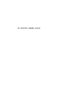 Produktbild: Le Nouvel Ordre Local