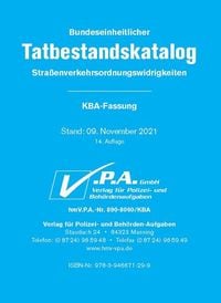 Bild vom Artikel Bundeseinheitlicher Tatbestandskatalog KBA-Langfassung, gebunden vom Autor 