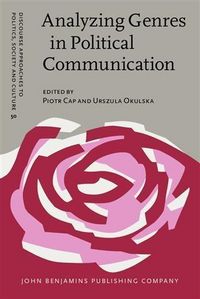 Produktbild: Analyzing Genres in Political Communication