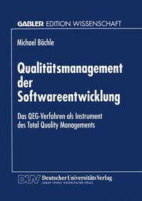 Produktbild: Qualit&auml;tsmanagement der Softwareentwicklung