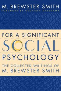 Produktbild: For a Significant Social Psychology
