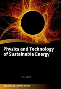 Produktbild: Physics and Technology of Sustainable Energy