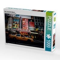 Produktbild: CALVENDO Puzzle New York Time Square | 1000 Teile Lege-Gr&ouml;&szlig;e 64x48cm Foto-Puzzle f&uuml;r gl&uuml;ckliche Stunden