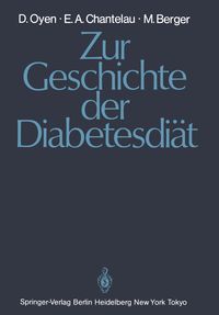 Produktbild: Zur Geschichte der Diabetesdi&auml;t